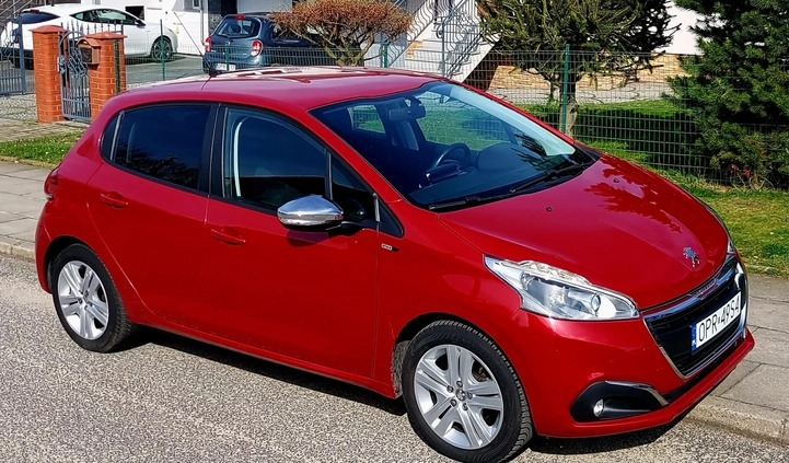 Peugeot 208 cena 27900 przebieg: 94000, rok produkcji 2016 z Prudnik małe 106